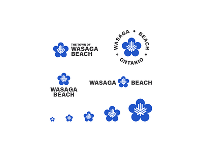 Branding | Town of Wasaga Beach | Variations branding flat icon logo municipal town