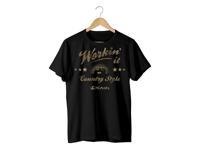 Kubota T-Shirt Design apparel design farming kubota merch merchandise official t shirt tee
