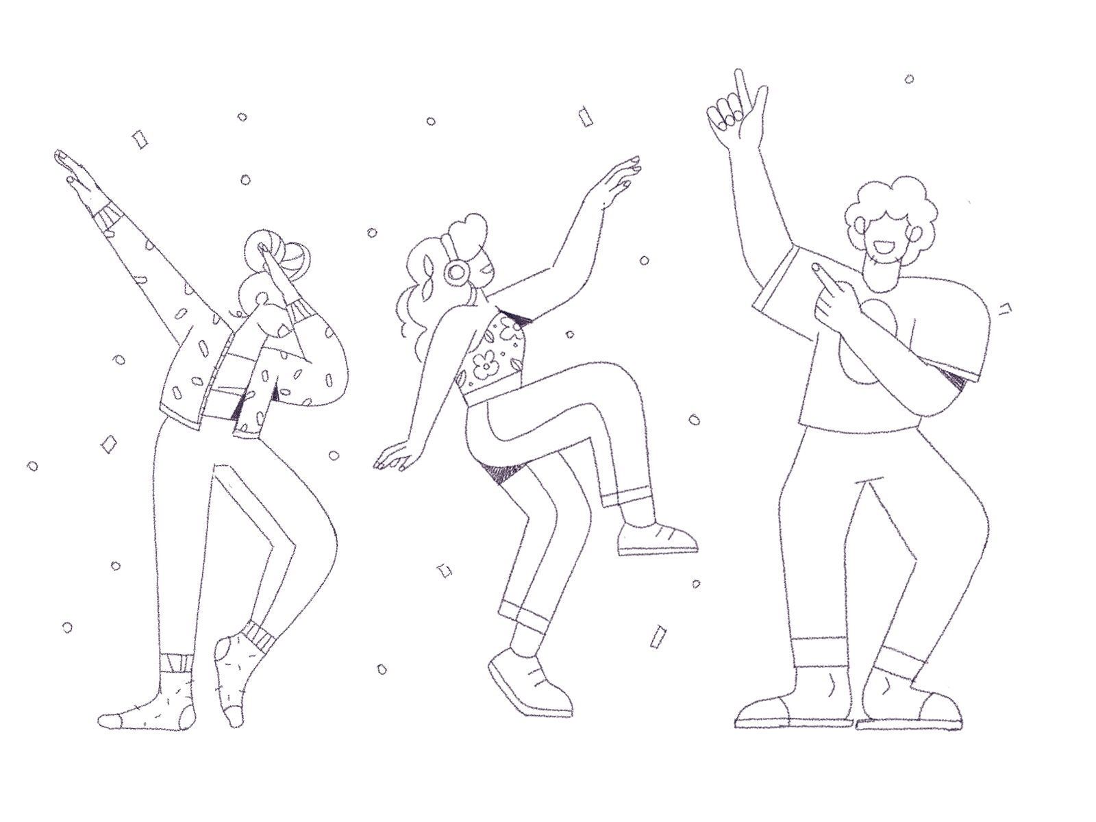 Healing Dancing bailar dance dance dance dancing flat design friends happiness heal healing i like to move it move it illustration move move it move it out moverse nervous system shake shake it