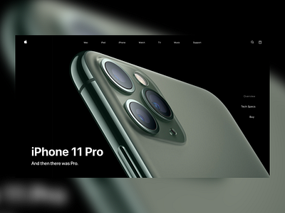 iPhone 11 Pro (Website Concept) apple apple website clean design iphone ui ux web design webdesign website