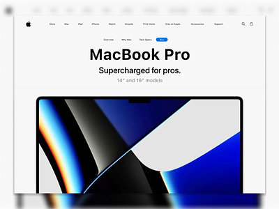 MacBook Pro (Website Concept) [1/365] app apple clean design flat macbook pro ui ux web design website