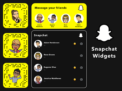 Snapchat (iOS Widget Concepts) [4/365]