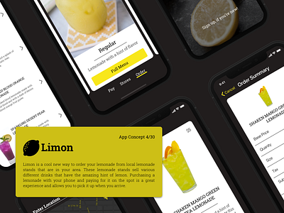Limon animation app branding clean design flat icon illustration ios lemon lemonade logo minimal mobile typography ui ux vector web