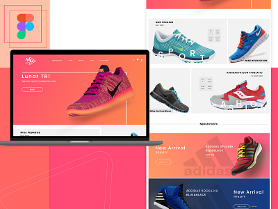 JOGGYIES (The Shoe Store) design figma shoe web design shoes store typography ui ux web design website design