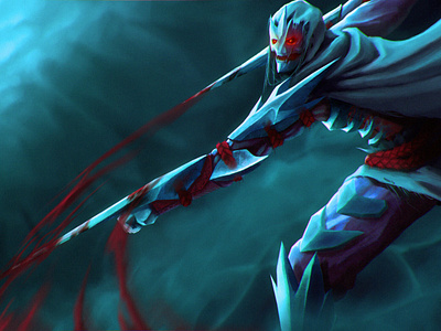 Ice Assasin 2d character assasin creature digital 2d digital art ice ilustration