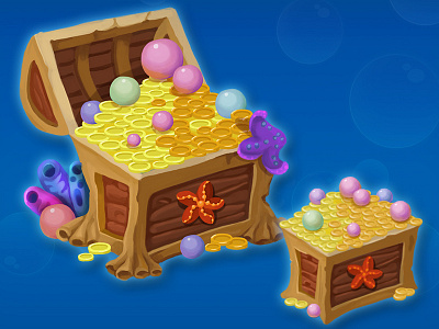 Chests for "Sea Quest" game