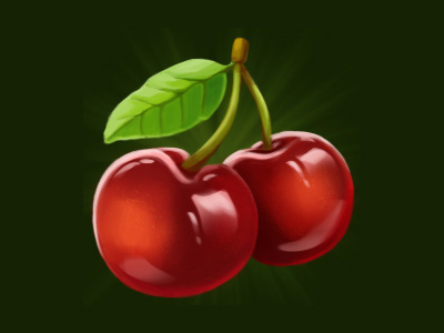 Cherry cherry fruits icon slots