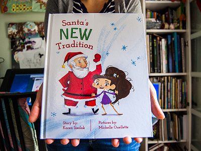 Santa's New Tradition book launch childrens book cute illustration picture book santa