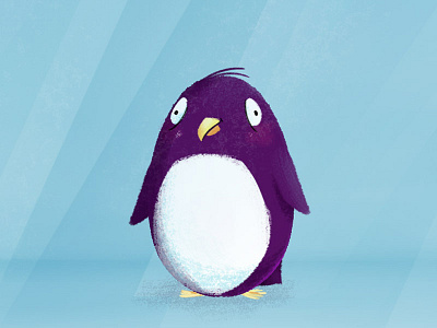 Otmar the Penguin animation still character design cute illustration penguin