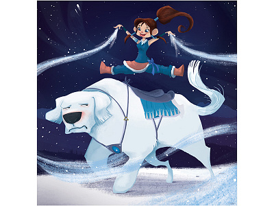 Avatar: Legend of Korra avatar character design cold cute fanart illustration korra snow