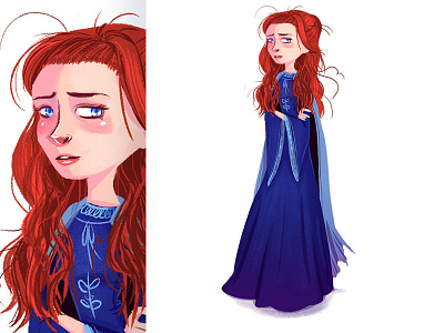 Sansa Stark 10 days of thrones character design game of thrones got hbo lannister sansa stark