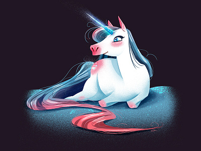 Here is a Unicorn cooltown cute illustration unicorn