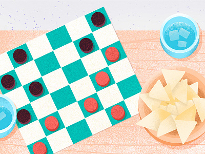 What do you call cheese that's not yours? game night illustration nachos