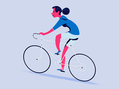 Biker for Nexmo animation bike character design illustration motion design
