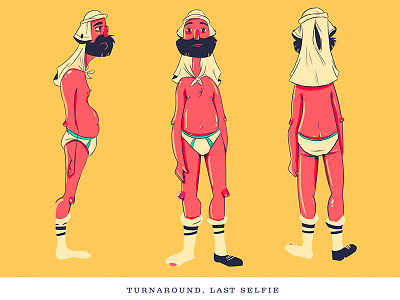 Character Design for #LastSelfie animation character design design illustration lastselfie underpants yeahhaus