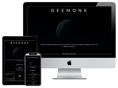 Personal Dark WordPress Website