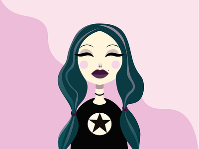 Goth Girl designs, themes, templates and downloadable graphic