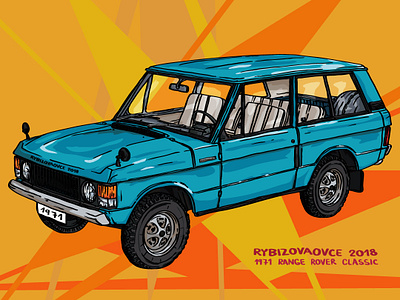 RRC 1971 1971 4x4 adventure adventuretime british car car drawing car ilustration drawing explore iconic land rover landrover legend offroad offroading petrolhead range rover retro rover