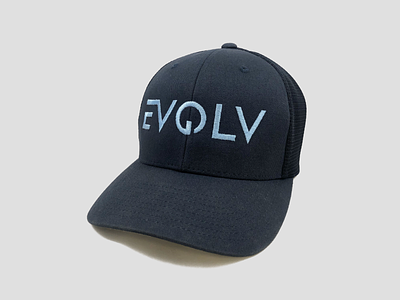04 EVOLV - Cap branding branding design capital embroidery illustration logo merchandise typography