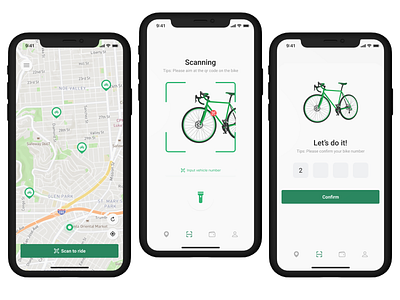 App for rent a bike. app app design application applications art design do it like login page minimal mockup mockups rent typography ui ux web