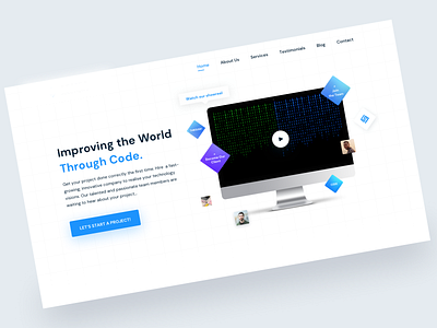 Web Development Company, landing page