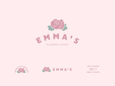 Emma's Flower Shop - Brand Identity Design