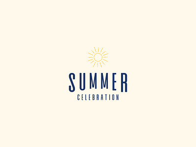 Summer Celebration Event Logo