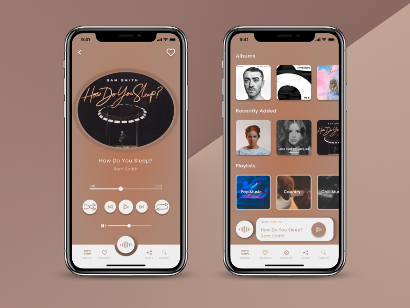 Music App UI by Albjona on Dribbble