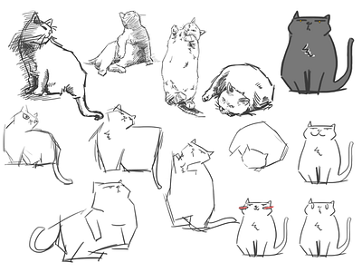 Cat Draft & Emoji Design cat design draft emoji