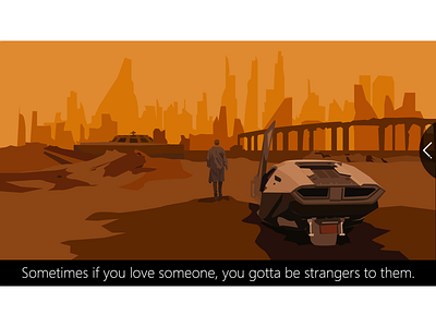 Blade Runner 2049 （redesign） design flat game game design illustration movie re design