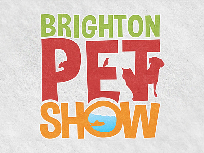 Brighton Pet Show billboard brighton college design leaflet logo pet show