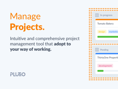 Plutio Projects app asana basecamp clean crm design dubsado flat illustration modern plutio projectmanagement projects task management tasks teamwork trello