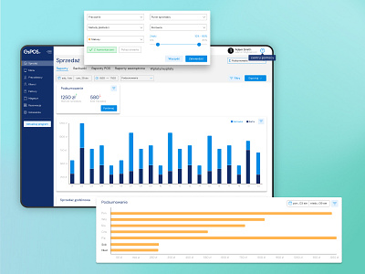 Proposal of UI interface for gastronomy v.2 analytic analytics analytics chart app bar columns crm dashboad dashboard app dashboard design dashboard ui filters gastronomy ligh ui