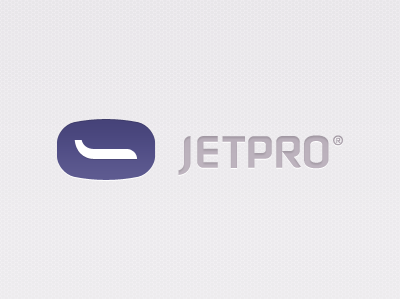 Jetpro airlines jet logotype