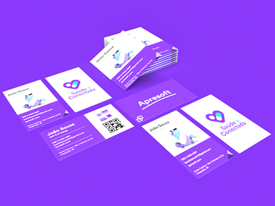 Card Business 02 3d 3d art branding card card business card design card ui design icon logo minimal typography ui