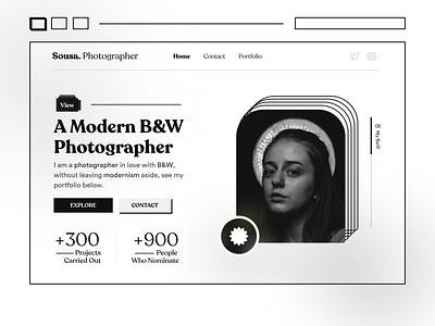 Black And White Design Photoprapher black and white desktop photo photographer web design website