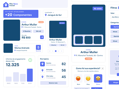 New Components | UI KIT components minimal mobile ui