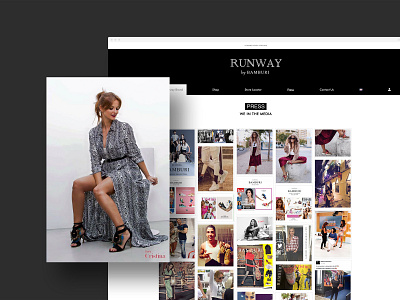 Bamburi & Runway | Webdesign alternative design lifestyle lifestyle brand perto perto design press page ui ui ux design ux web webdesign website websites