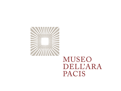 Museo dell'Ara Pacis branding design logo