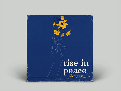 Rise in Peace album art album cover album cover art album cover design design flowers graphic design illustration illustrator music music art rise singer vector vector art
