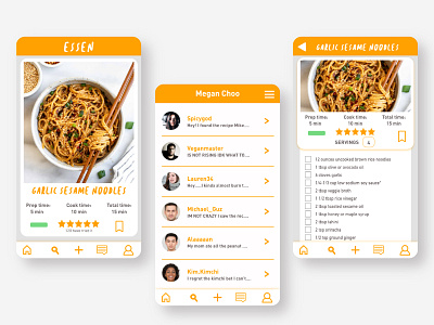 Essen - cooking app