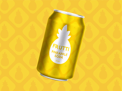 Frutti Soda branding design dribbbleweeklywarmup drinks fruit fruity graphic graphic design illustrator nature pattern pineapple soda vector vector art