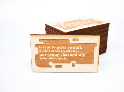 Friendship Forecasting Cards card design cards copywriting design laser engraving lasercut physical product