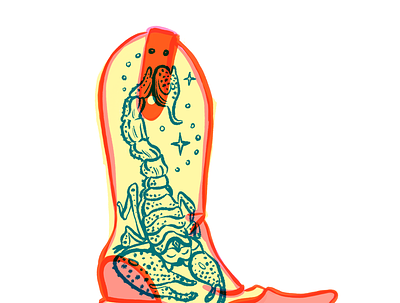Hidden Anatomy: Sleepy Scorpion art artist characters digitalart illustration