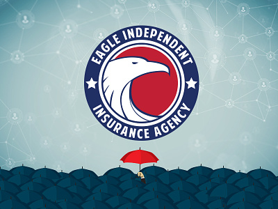 Eagle Insurance advertising agency dallas eagle independent insurance logo mccarthy trademark