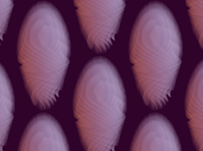 Nebulous Ovals 3d 3d illustration pattern pink seamless pattern