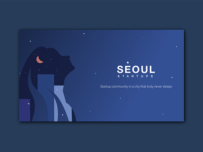 Seoul Startups animation app branding clean design illustration illustrator logo minimal typography ui ui design ux web webdesign website