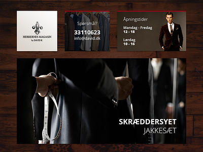 Clothing Store brown clothes clothing store suit suits ui ux web wood