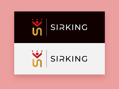 Sirking - Logo Design branding crown design king logo tech vector