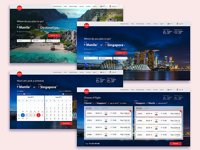 Air Asia - Booking Journey UX Concept booking design flight flight booking travel ui ux web website